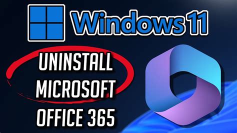 uninstall office 365 windows 11